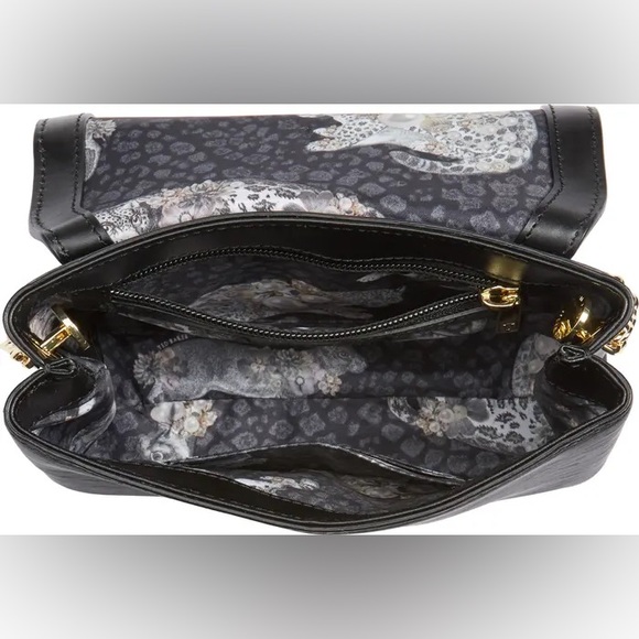 Ted Baker - Black Crossbody with Gold Chain and Gold Bow - Picture 3 of 8